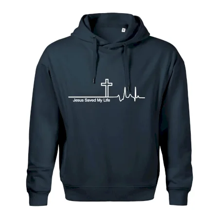 Jesus Saved My Life kríž ekg