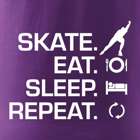 Eat sleep skate - ľadové korčuľovanie