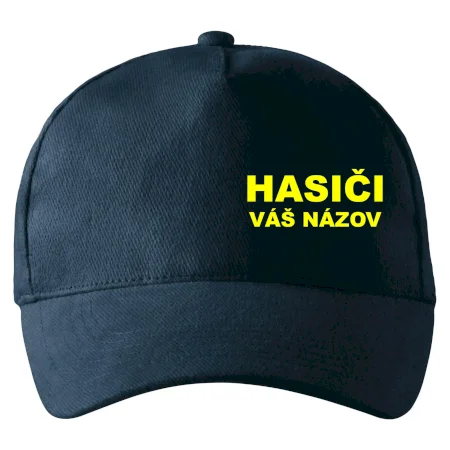 Hasiči - žltý nápis - váš názov zboru