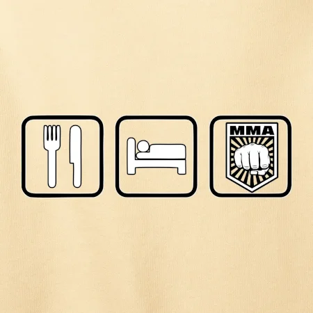 Eat sleep MMA v řádku