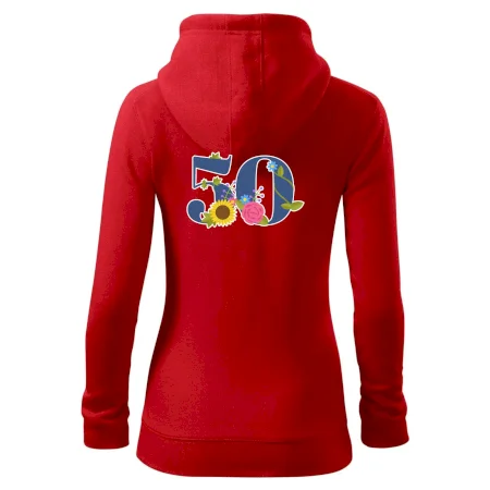 Kvetinové číslo kreslené - 50
