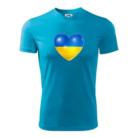 Ukrajina srdce vlajka