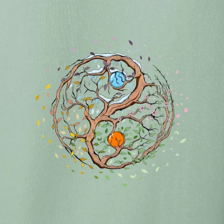 Yin & Yang strom - zima, leto
