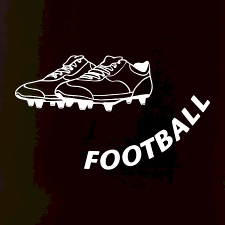 FOOTBALL nápis šikmo