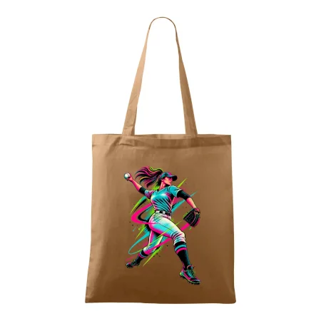 Baseballová nadhazovačka neonový pop art