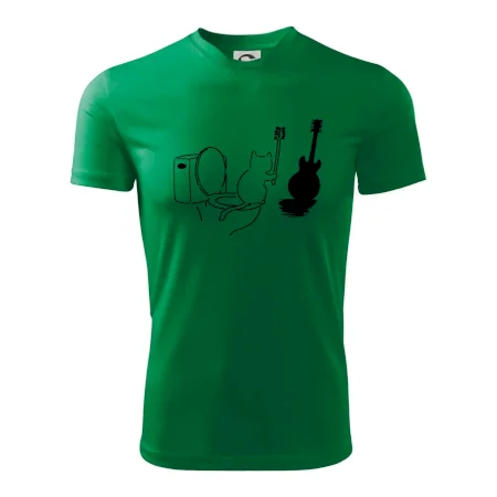 Mačka a gitara WC