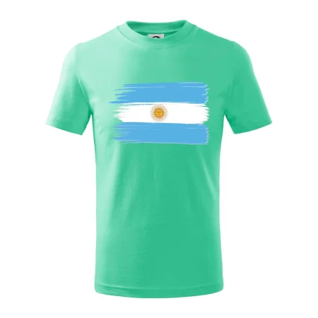 Argentína vlajka kreslená štetkou