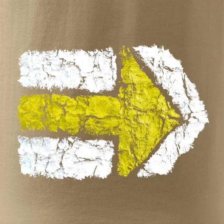 Párová turistická značka žlutá