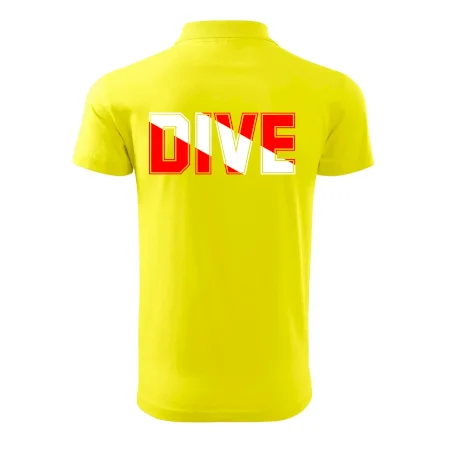 Dive nápis vlajka