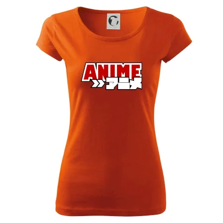 Anime nápis červený