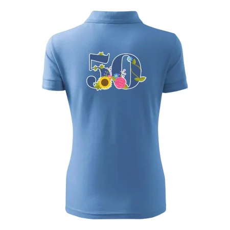 Kvetinové číslo kreslené - 50
