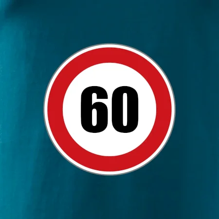 Dopravná značka - obmedzenie rýchlosti 60