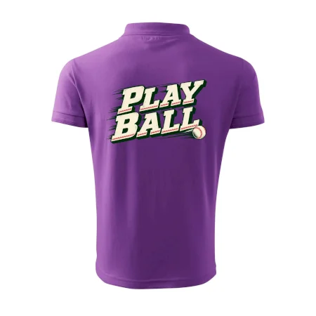 Play ball retro sportovní nápis