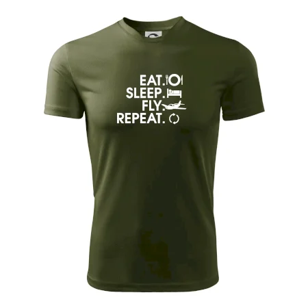 Eat sleep fly repeat