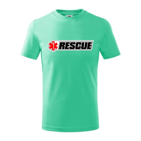 Záchranár rescue kríž červený