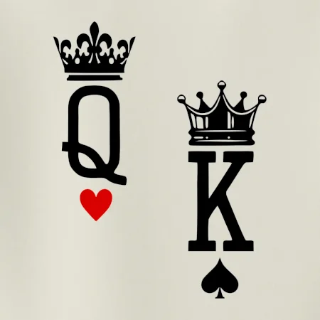 King & Queen logo na prso