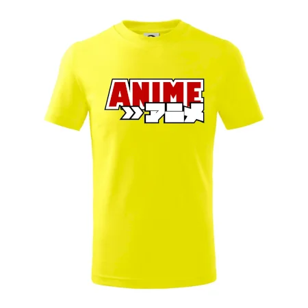 Anime nápis červený