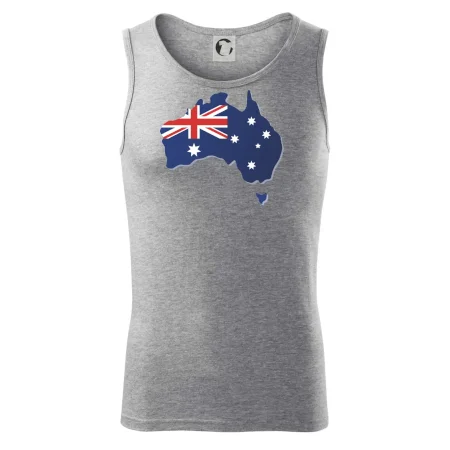 Austrália - vlajka mapa