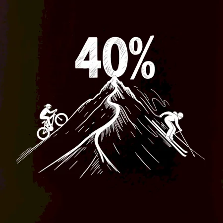 Narodeniny cyklista a lyžiar 40