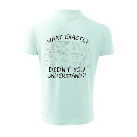 What exactly didn't you understand - physics