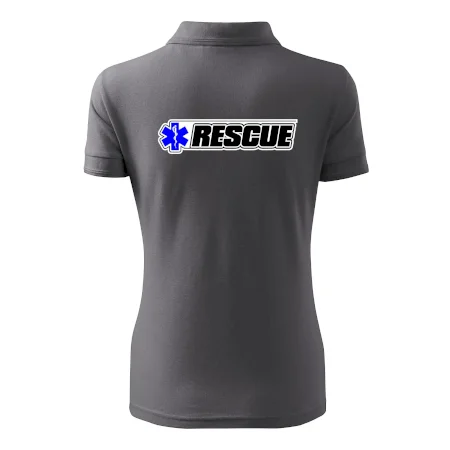 Záchranár rescue kríž modrý