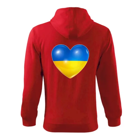 Ukrajina srdce vlajka