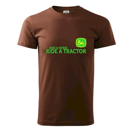 Save horse, ride tractor
