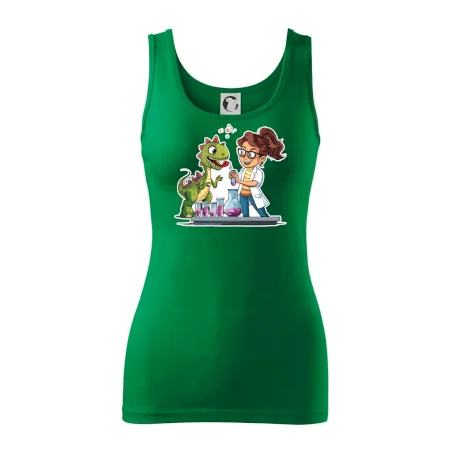 Chemik a dinosaurus - dievča