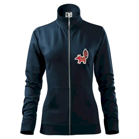 Folklór na prsníku líška