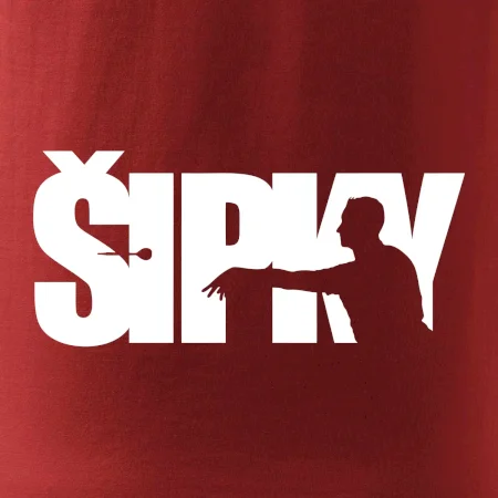 Šípky - nápis so šípkarom