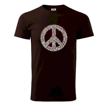 Peace symbol lístočky