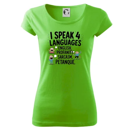 I speak 4 language - Petanque