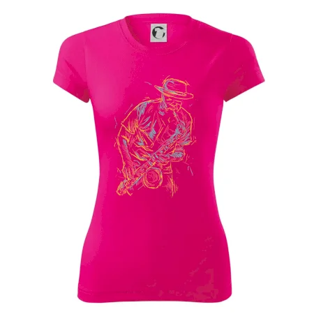 Jazz saxofón splash