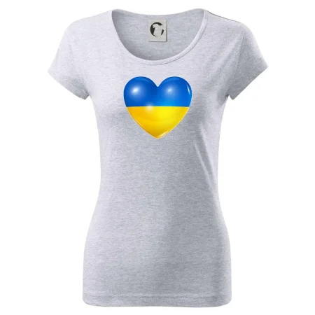 Ukrajina srdce vlajka