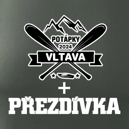 K vode - pádla hory (vlastný nápis)