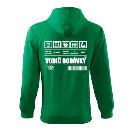Čiarový kód - Vodič dodávky
