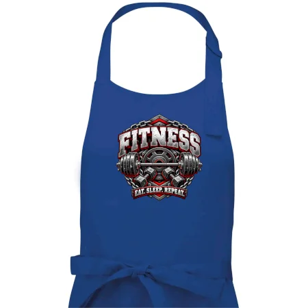 Fitness činka a závažia eat sleep repeat
