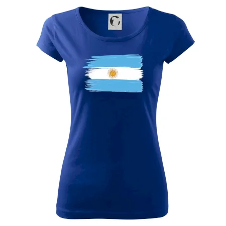 Argentína vlajka kreslená štetkou