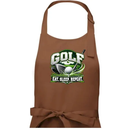 Golfová palica s loptičkou eat sleep repeat