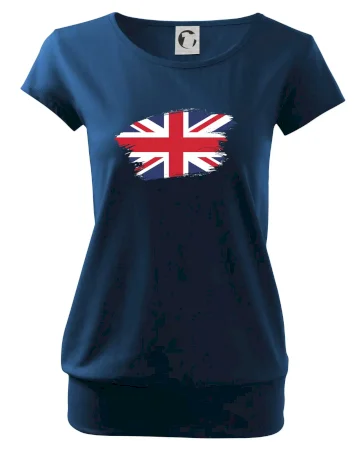 Britská vlajka roztrhaná