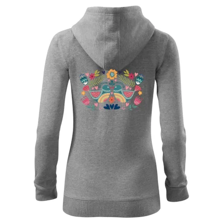 Folklór - dva farebné vtáčiky