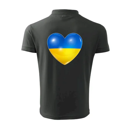 Ukrajina srdce vlajka