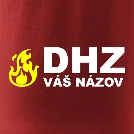 DHZ (oheň, názov sboru - vlastný nápis)