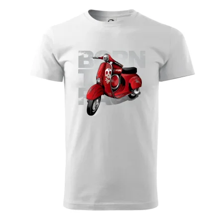 Scooter born to ride red