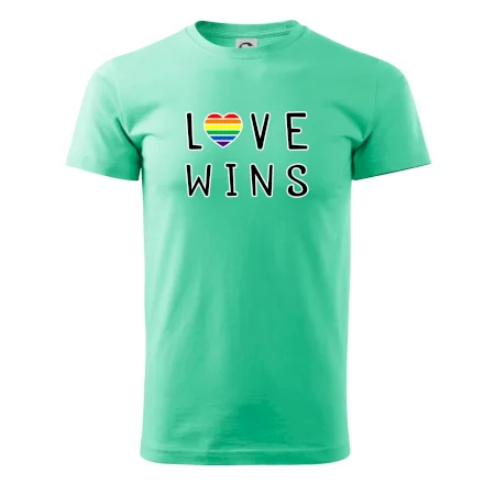 Love wins nápis