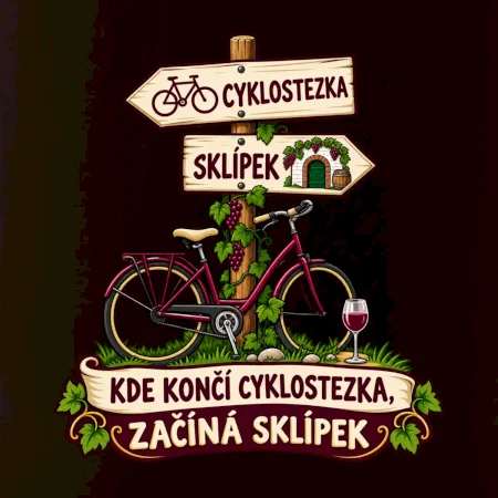 Kde končí cyklostezka, začíná sklípek