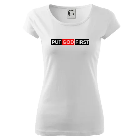 Put God first obdĺžnik
