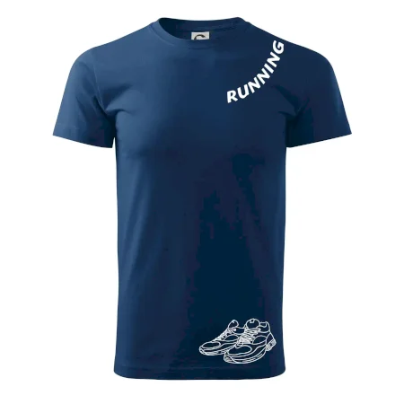 Running nápis šikmo