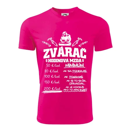 Hodinová mzda zvárač