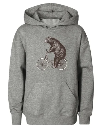 Medveď na bicykli